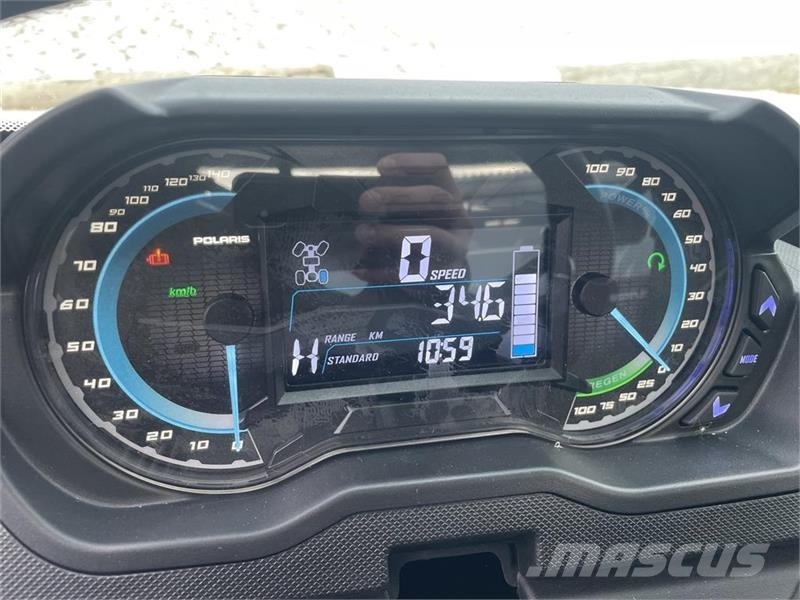 Polaris Ranger Kinetic EV T3B 60 km/t traktor. Inkl Lukket UTV:er