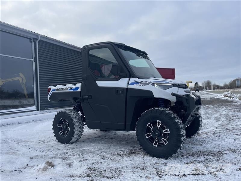 Polaris Ranger Kinetic EV T3B 60 km/t traktor. Inkl Lukket UTV:er
