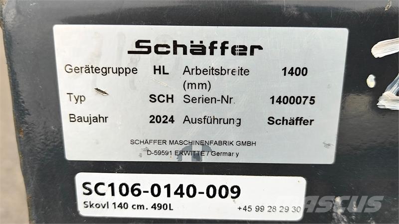 Schäffer 140 Cm. Skovl med Schäffer krog fæste Otros componentes