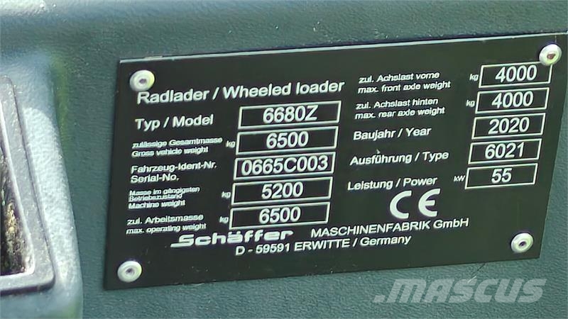 Schäffer 6680Z Radlader