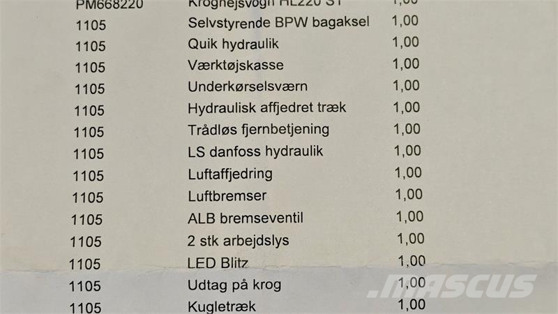 Stronga HL220ST Top udstyret Egyéb kommunális gépek