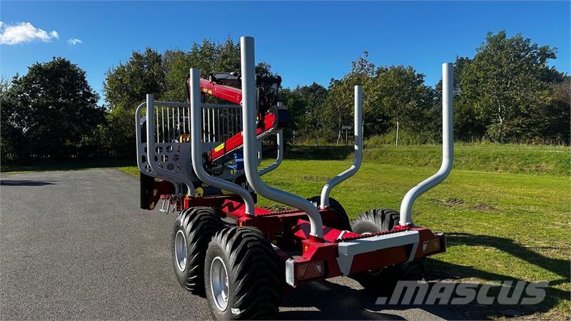 Tajfun GAP 90 med DOT 40K kran ( 7,1 M ) 林業拖車