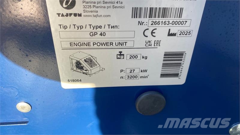 Tajfun GP 40 Benzin motor Demo 其他農業機械