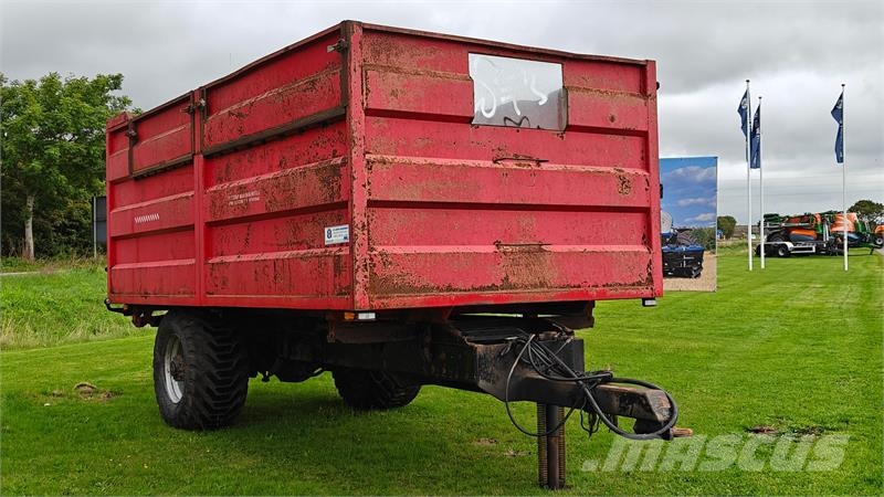 - - - Tipvogn med bremser Tipper trailers