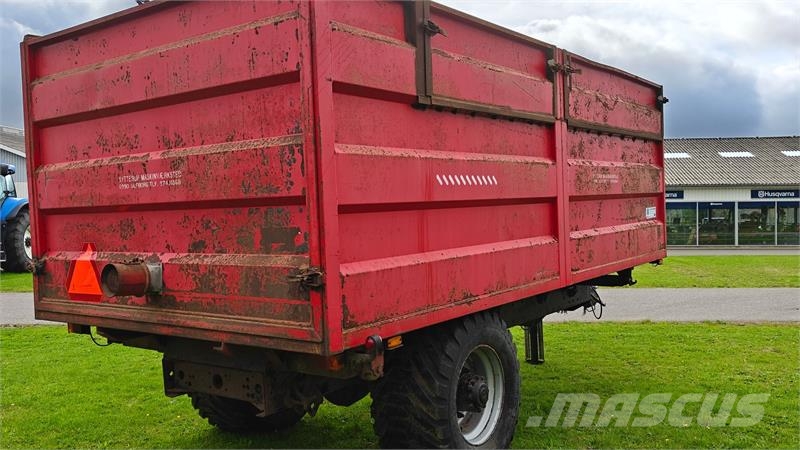 - - - Tipvogn med bremser Tipper trailers