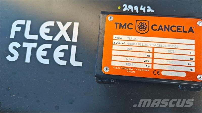 TMC CANCELA TLP 140 Hydraulisk slagleklipper 140cm Robotické sekačky
