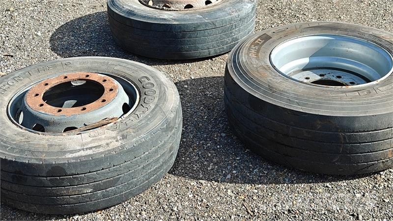 Vognhjul 22,5 XXX 3 stk. Gume, točkovi i felne