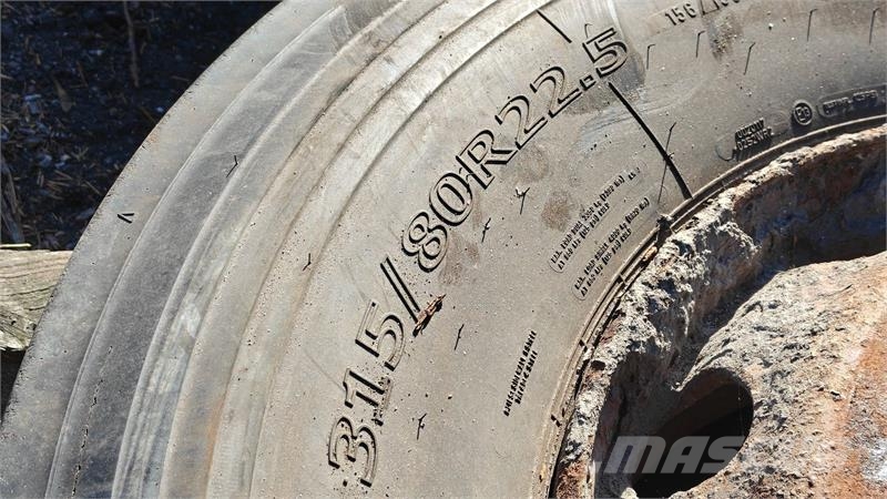 Vognhjul 22,5 XXX 315/70-22,5 + 315/80-22,5 Gume, točkovi i felne