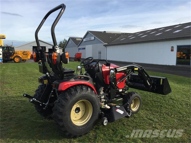 Yanmar SA 424 Med 60" klipper og frontlæsser Manji traktori