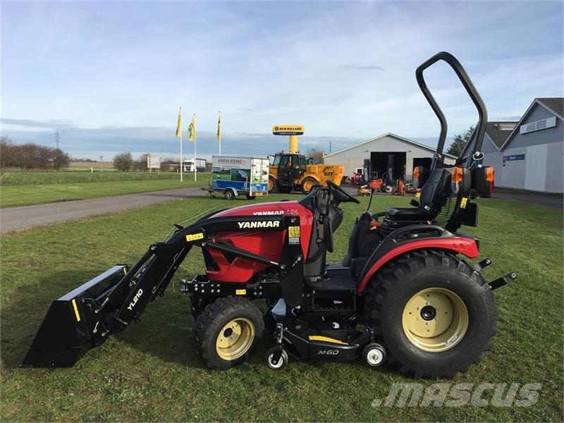 Yanmar SA 424 Med 60" klipper og frontlæsser Manji traktori