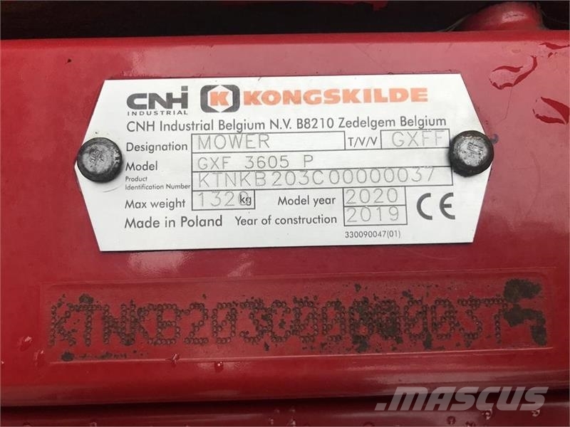 Kongskilde GXF 3605P frontskårlægger Swathers