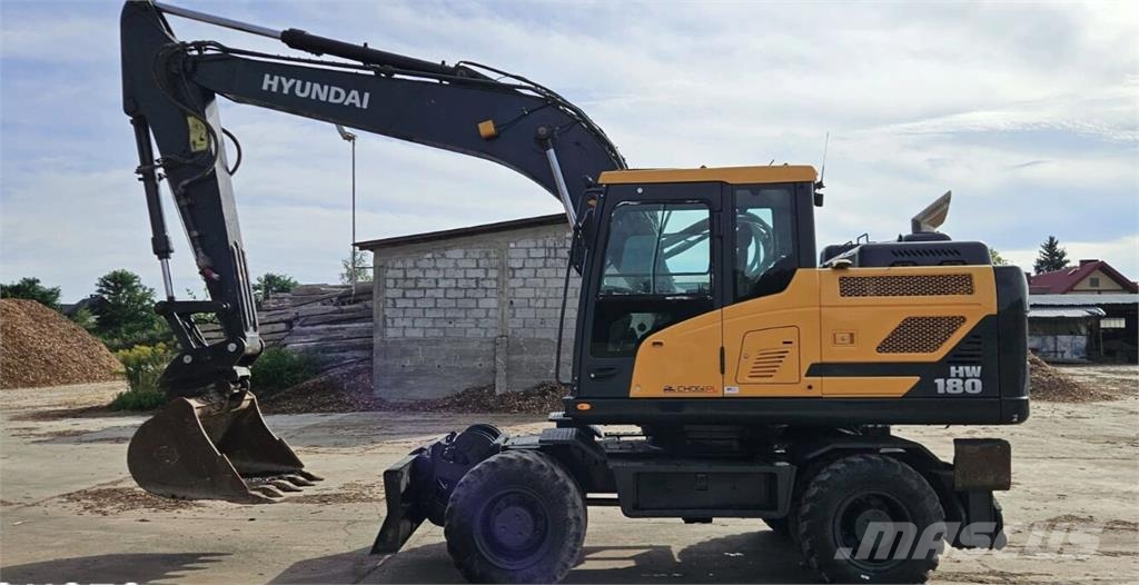 Hyundai HW180 Gumikerekes kotrók