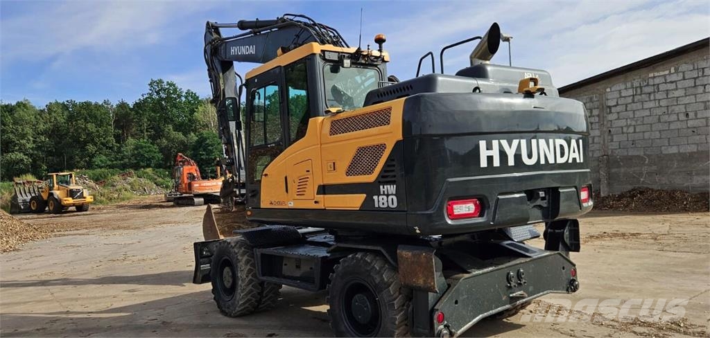 Hyundai HW180 Gumikerekes kotrók