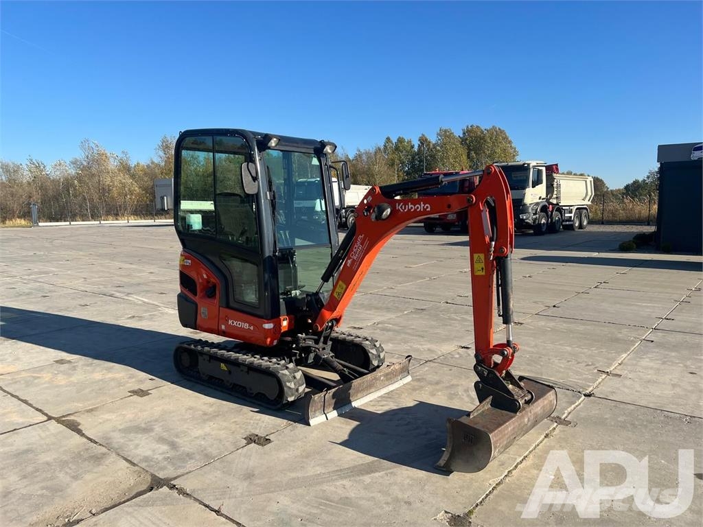 Kubota KX018-4 Mini ekskavatoriai < 7 t