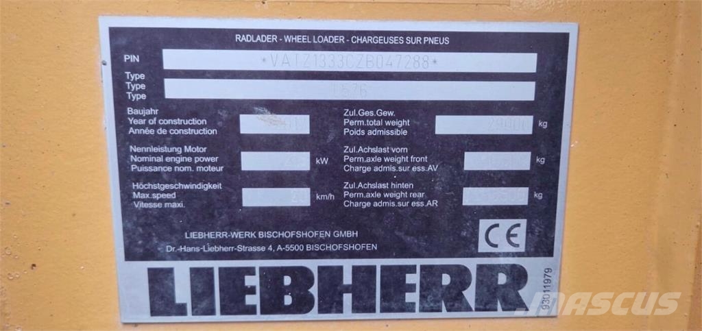 Liebherr L 576 XPower Iekrāvēji uz riteņiem