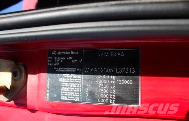 Mercedes-Benz Actros 3536K MP3 Damperli kamyonlar
