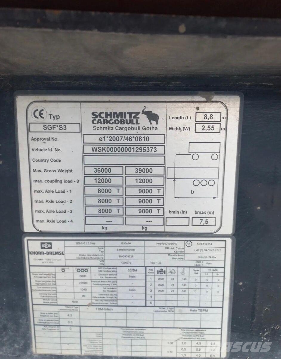 Schmitz Cargobull SKI 24 Tipptrailer
