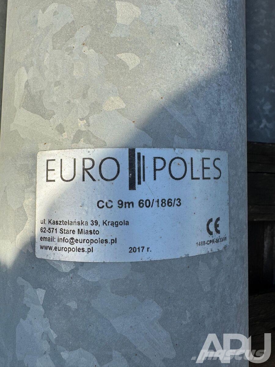 Słupy CC9m 60/186/3 tj 9 metrów duża ilość Stålrammer