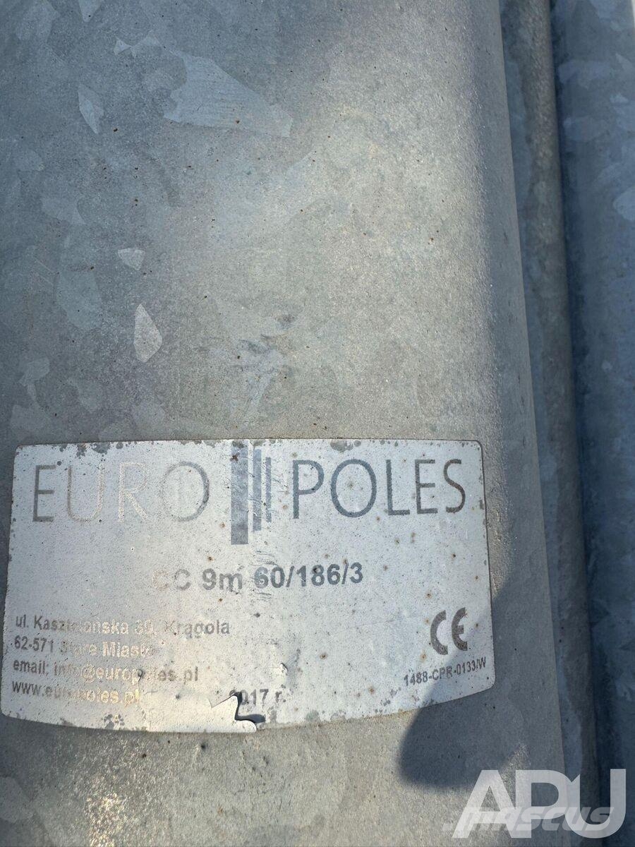 Słupy CC9m 60/186/3 tj 9 metrów duża ilość Stålrammer
