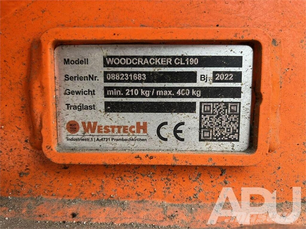 Westtech WOODCRACKER CL190 Miško technika - Kita