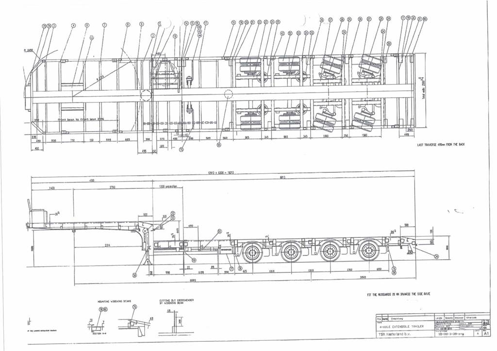 STOKOTA S4U N2-23 Semi-trailer blokvogn