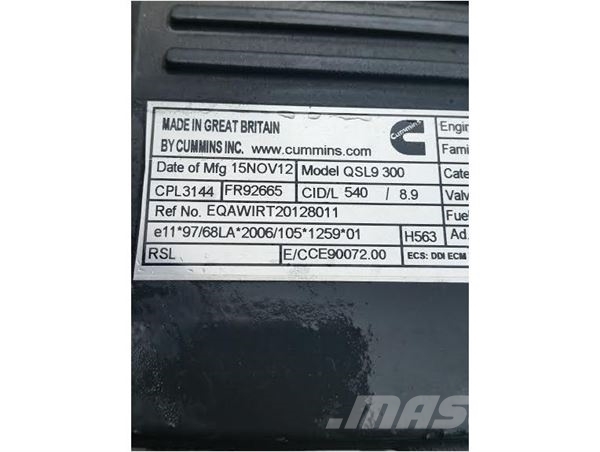 Cummins QSL9 其他组件