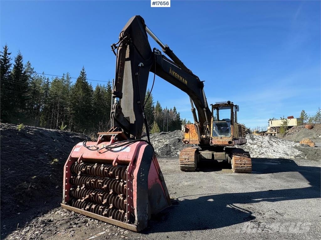 Åkerman H16c crawler excavator w/ Alu sieve bucket and too Bageri gusjeničari