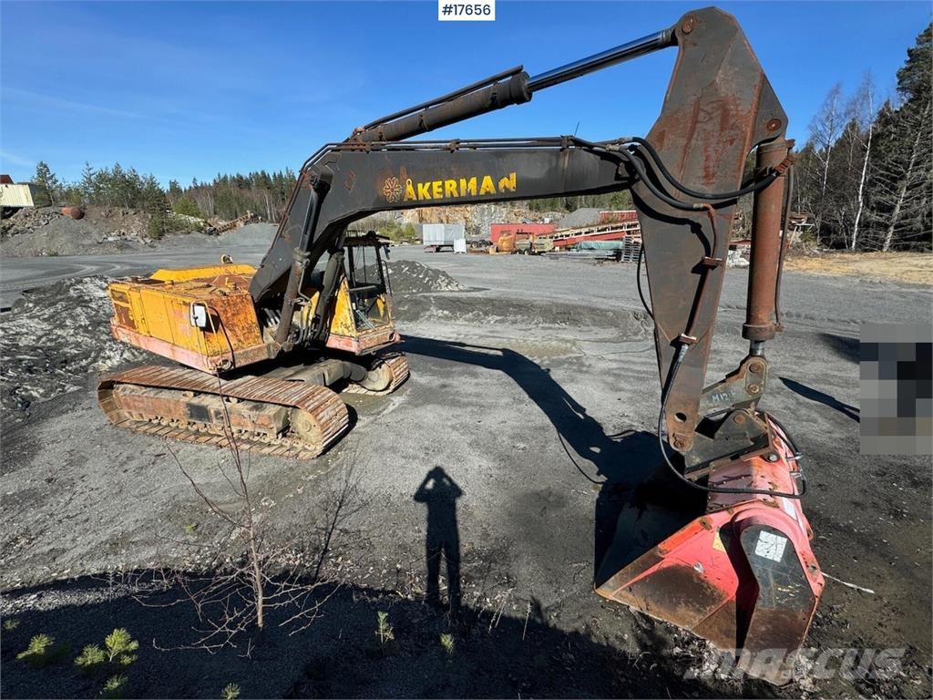 Åkerman H16c crawler excavator w/ Alu sieve bucket and too Bageri gusjeničari