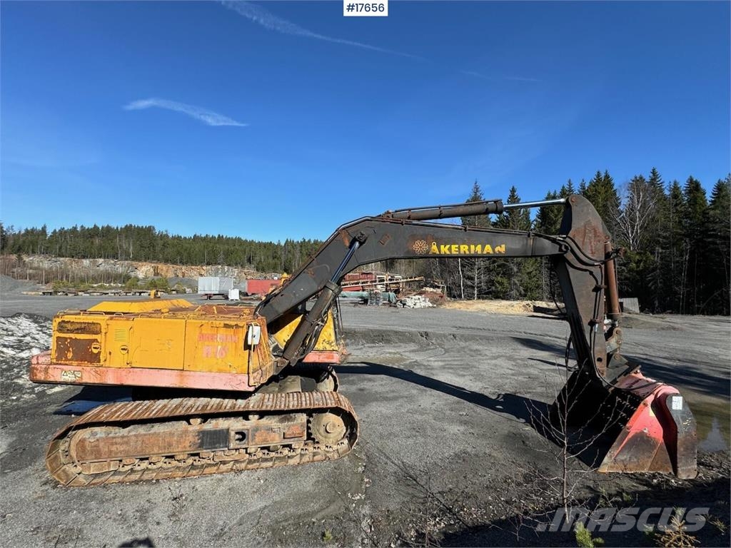 Åkerman H16c crawler excavator w/ Alu sieve bucket and too Bageri gusjeničari