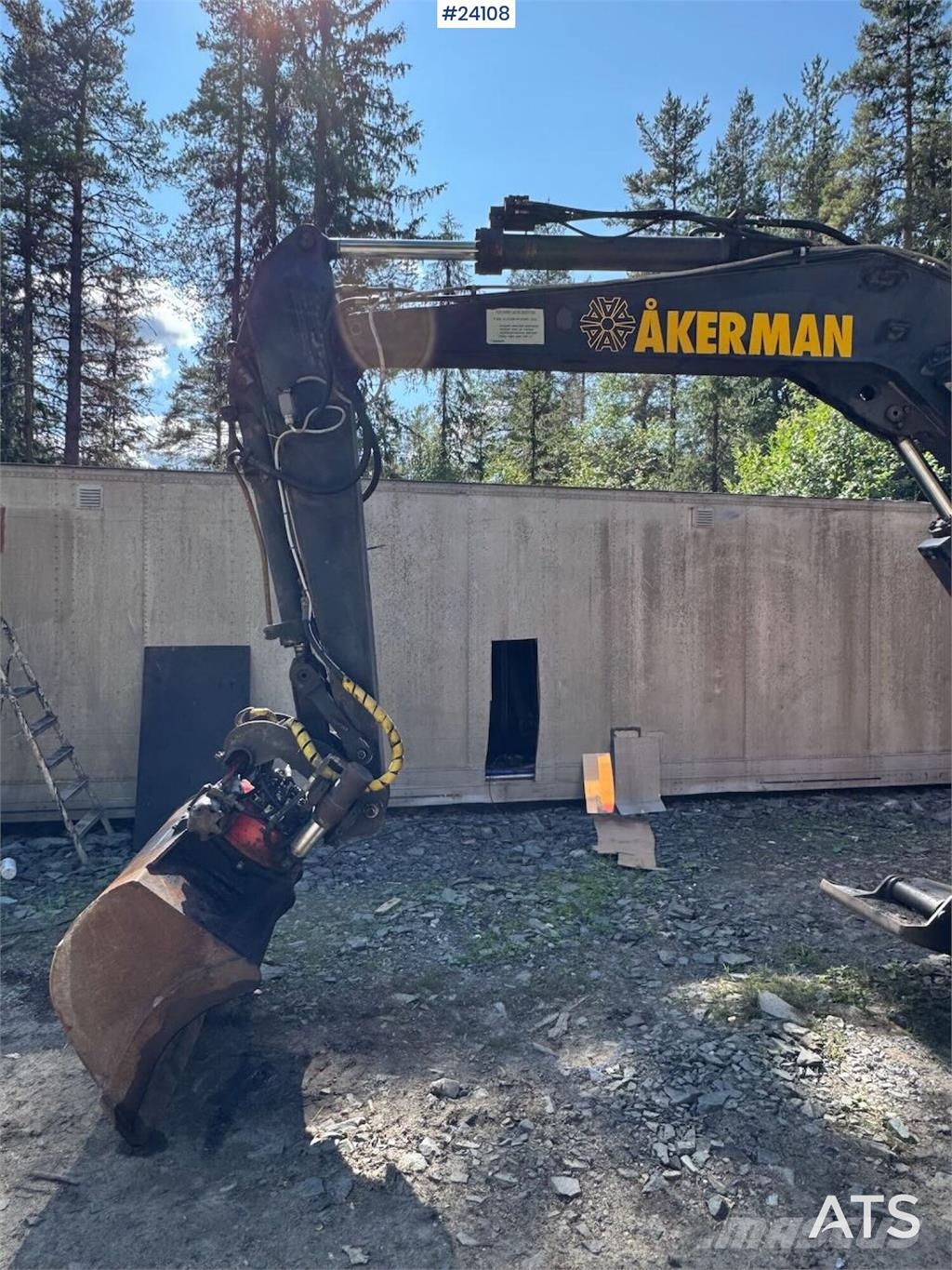 Åkerman H3M Wheeled Excavator – Tiltrotator and Bucket Excavadoras de ruedas