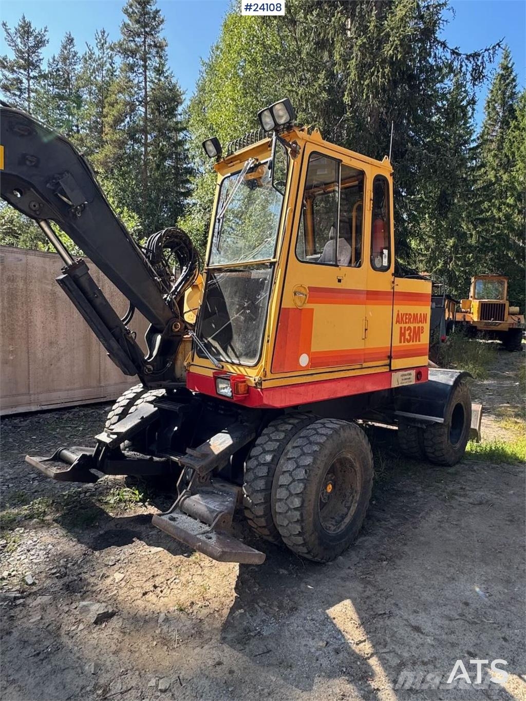 Åkerman H3M Wheeled Excavator – Tiltrotator and Bucket Excavadoras de ruedas
