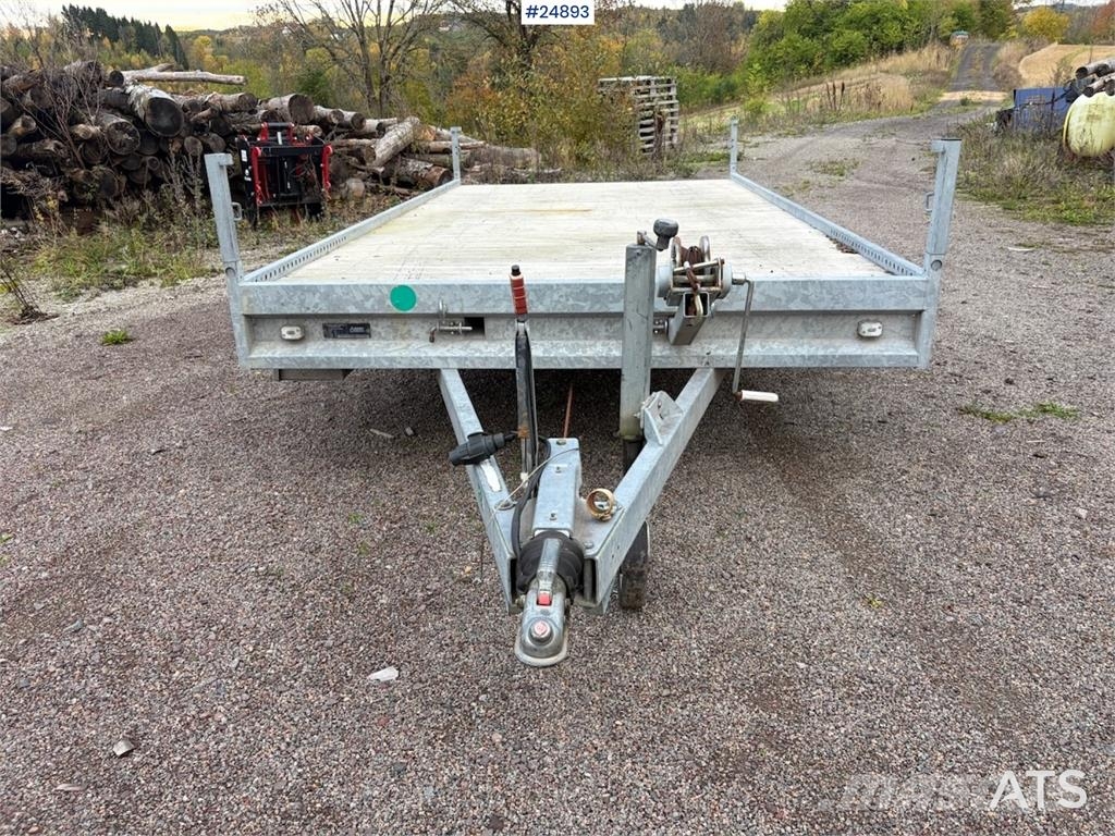 Anssems MSX 3000 machine trailer Низькорамні причепи