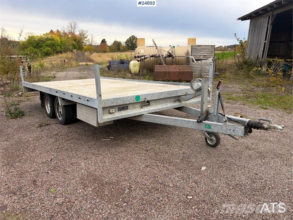 Anssems MSX 3000 machine trailer Низькорамні причепи