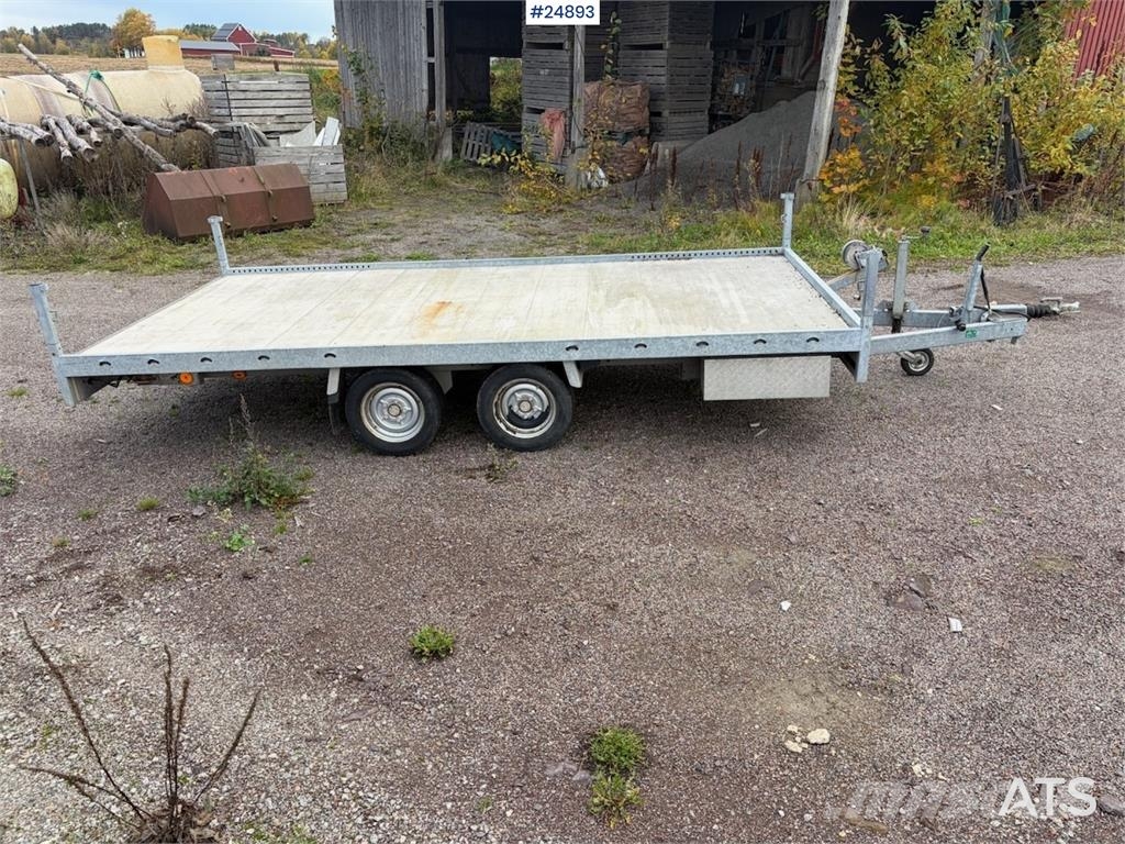 Anssems MSX 3000 machine trailer Низькорамні причепи