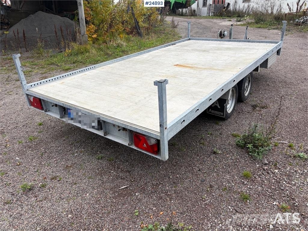 Anssems MSX 3000 machine trailer Низькорамні причепи