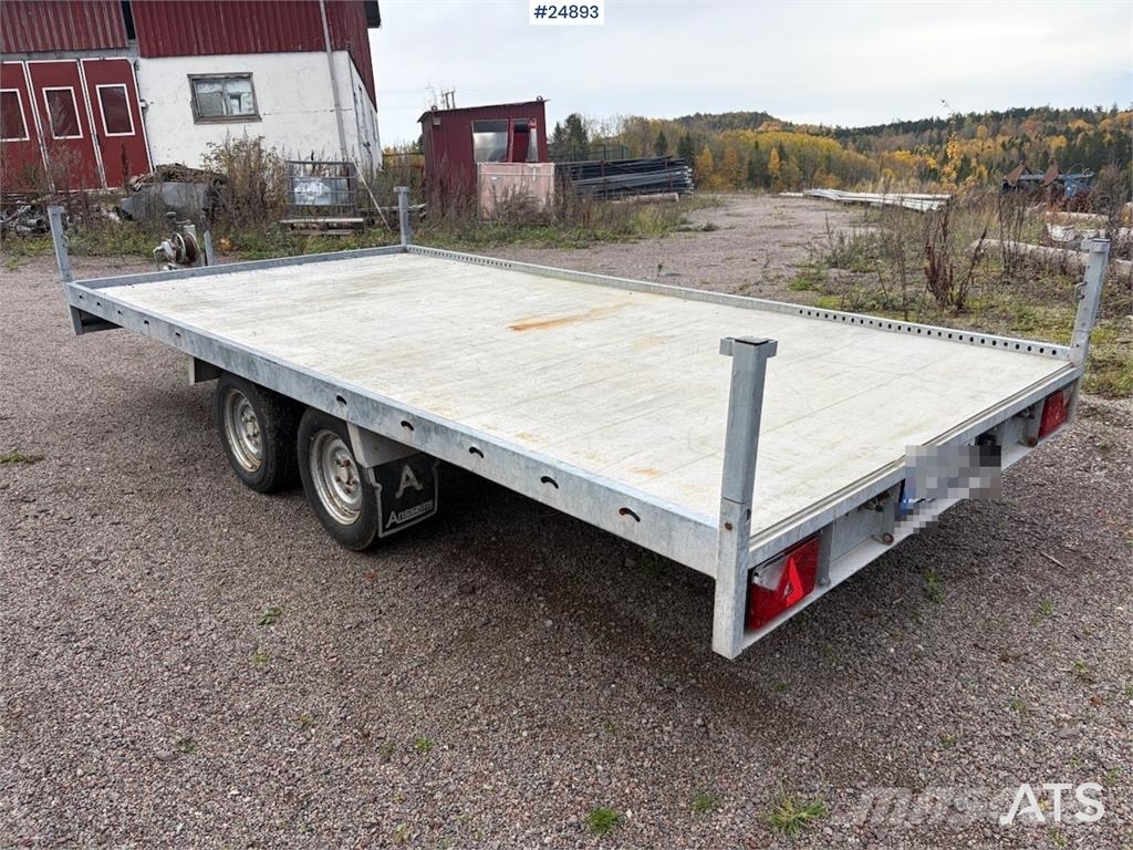 Anssems MSX 3000 machine trailer Низькорамні причепи