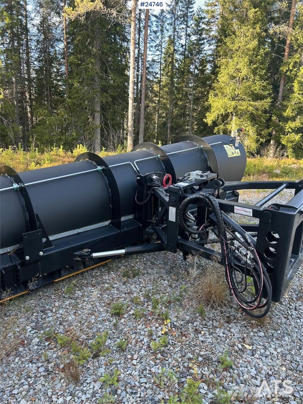  Artic Machine AM4000 HP Diagonal snow plough Ploger