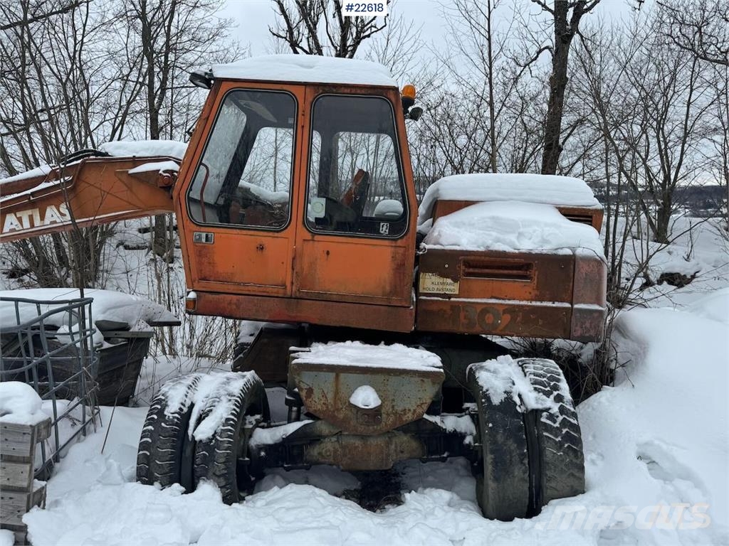 Atlas 1302E Wheel digger w/ bucket Εκσκαφείς με τροχούς - λάστιχα