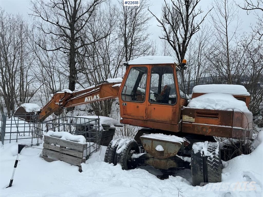 Atlas 1302E Wheel digger w/ bucket Εκσκαφείς με τροχούς - λάστιχα