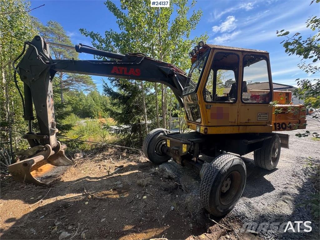 Atlas 1304 Wheeled Excavator – 2 Buckets Εκσκαφείς με τροχούς - λάστιχα