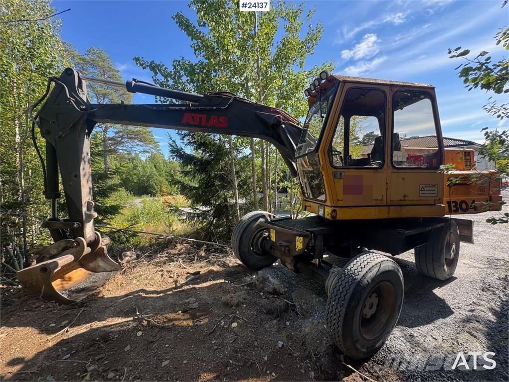 Atlas 1304 Wheeled Excavator – 2 Buckets Εκσκαφείς με τροχούς - λάστιχα