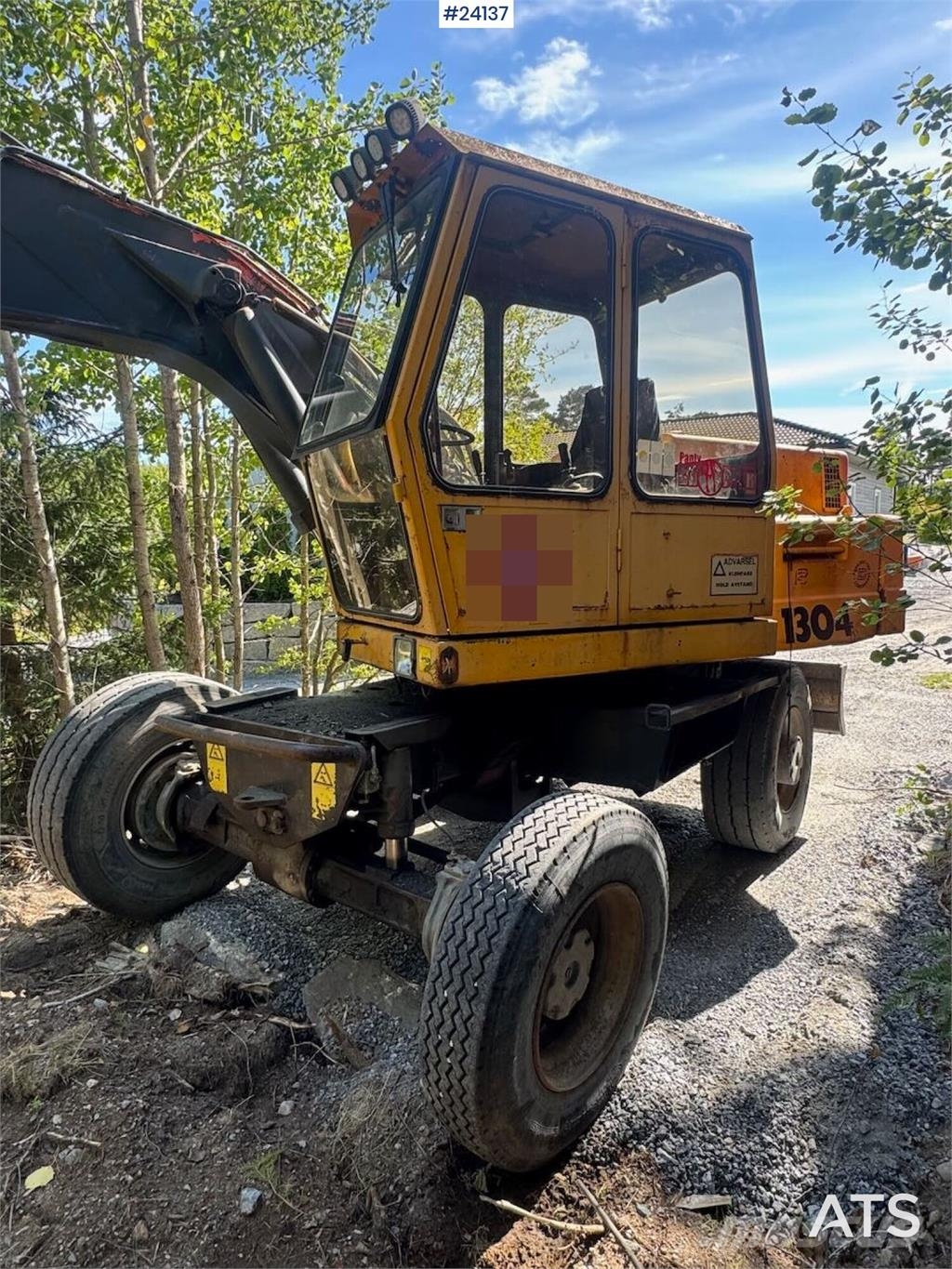Atlas 1304 Wheeled Excavator – 2 Buckets Εκσκαφείς με τροχούς - λάστιχα