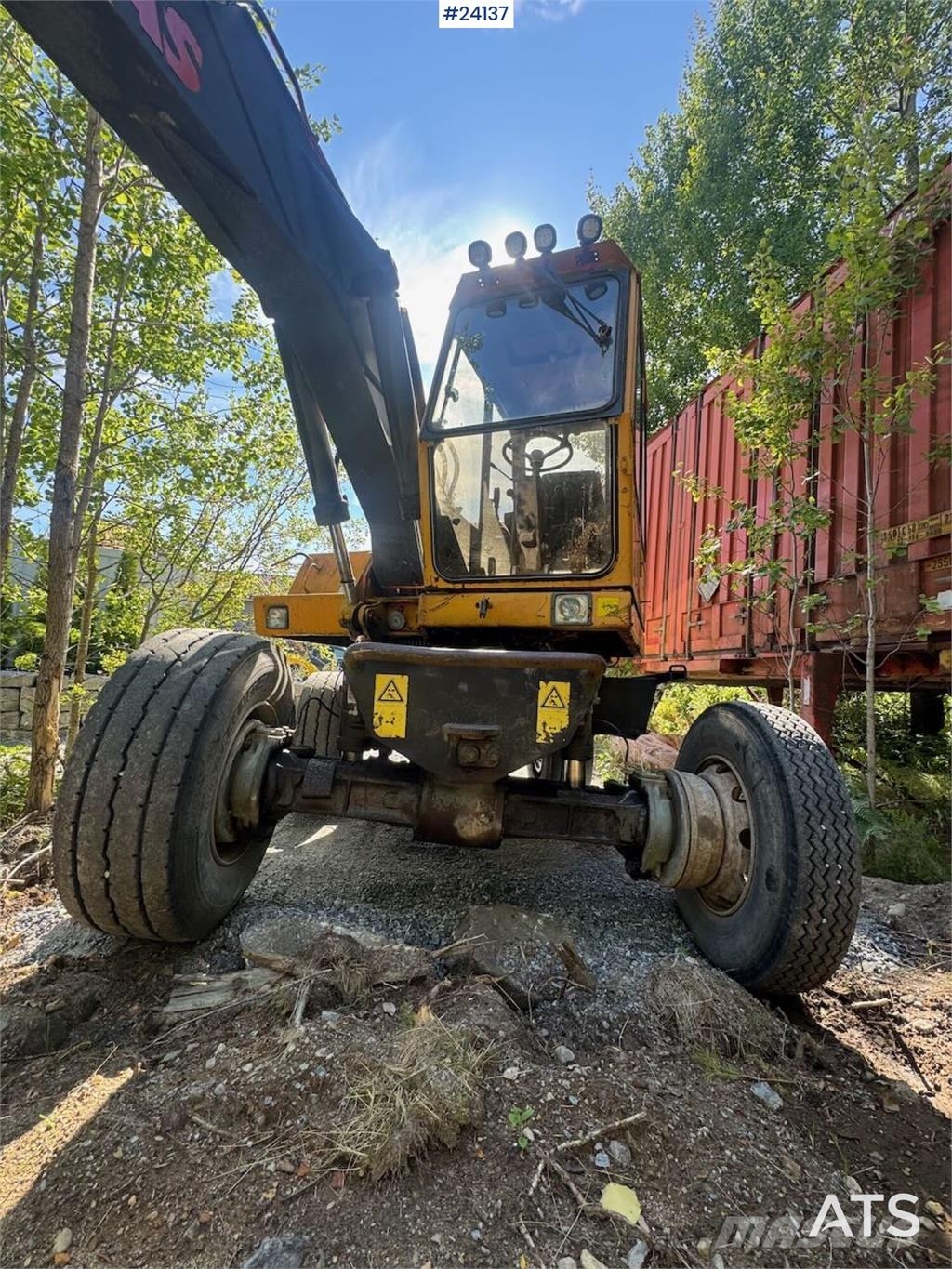 Atlas 1304 Wheeled Excavator – 2 Buckets Εκσκαφείς με τροχούς - λάστιχα