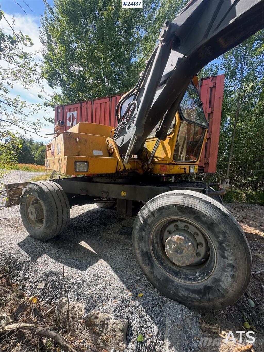 Atlas 1304 Wheeled Excavator – 2 Buckets Εκσκαφείς με τροχούς - λάστιχα