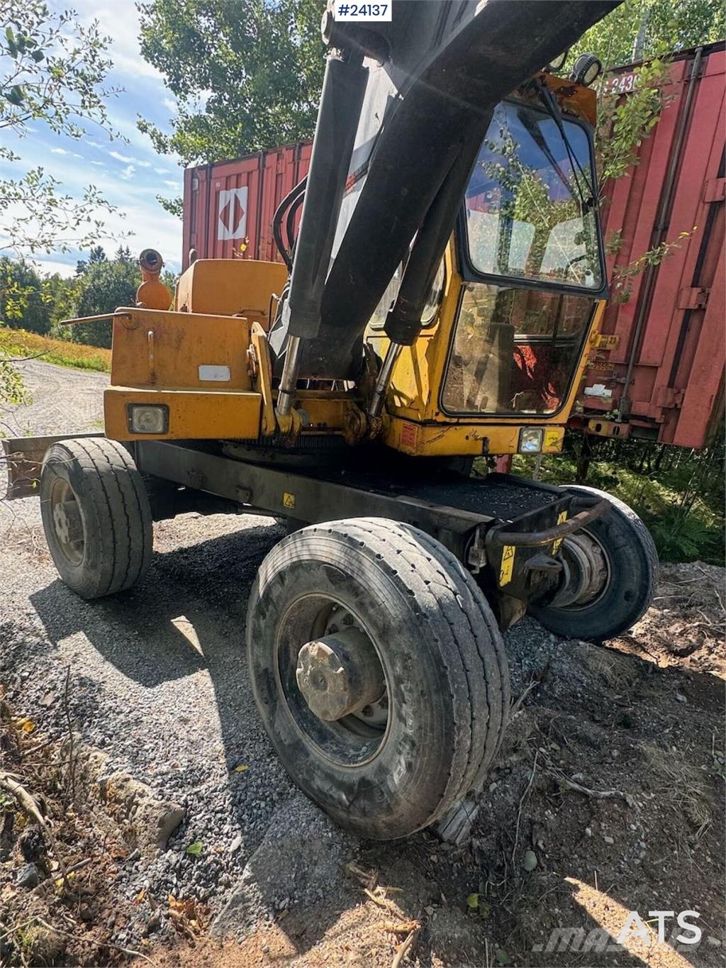 Atlas 1304 Wheeled Excavator – 2 Buckets Εκσκαφείς με τροχούς - λάστιχα