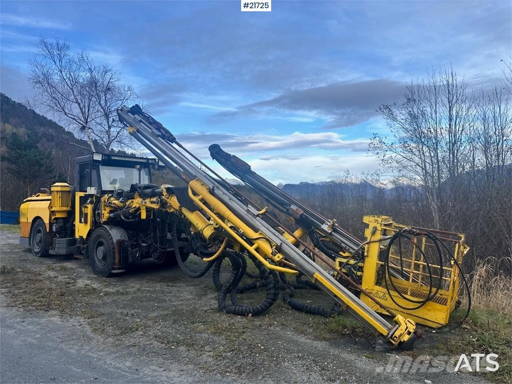 Atlas Copco Boomer MC2 tunnel drilling rig. Εξοπλισμός οριζόντιων διατρήσεων