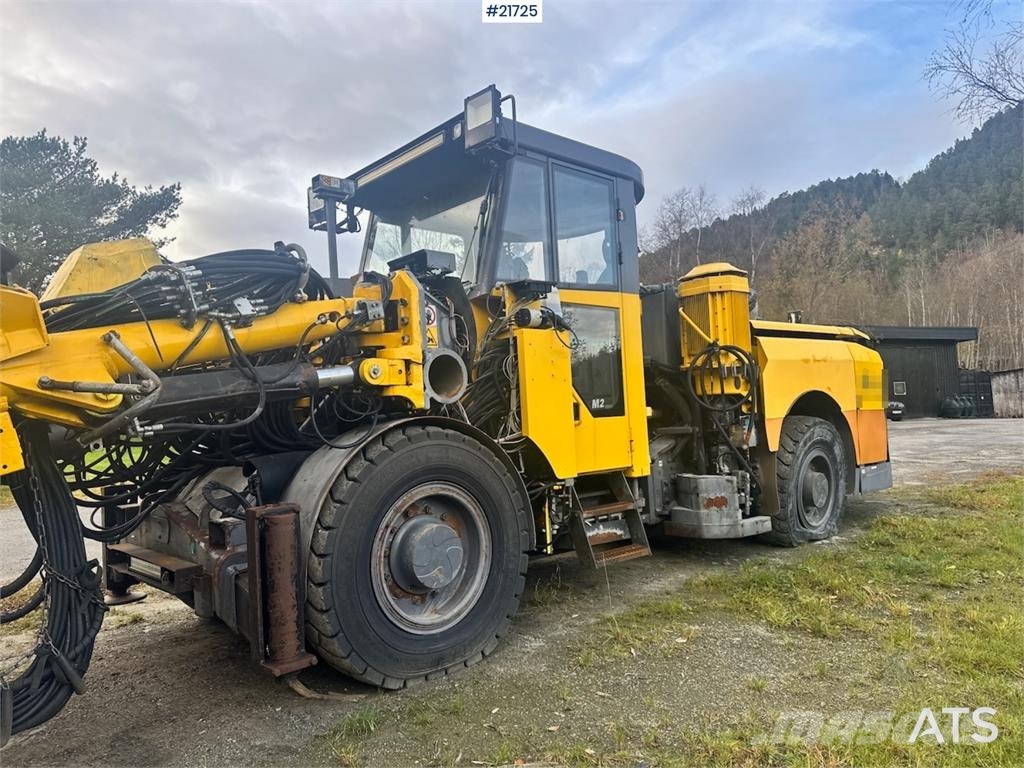 Atlas Copco Boomer MC2 tunnel drilling rig. Εξοπλισμός οριζόντιων διατρήσεων