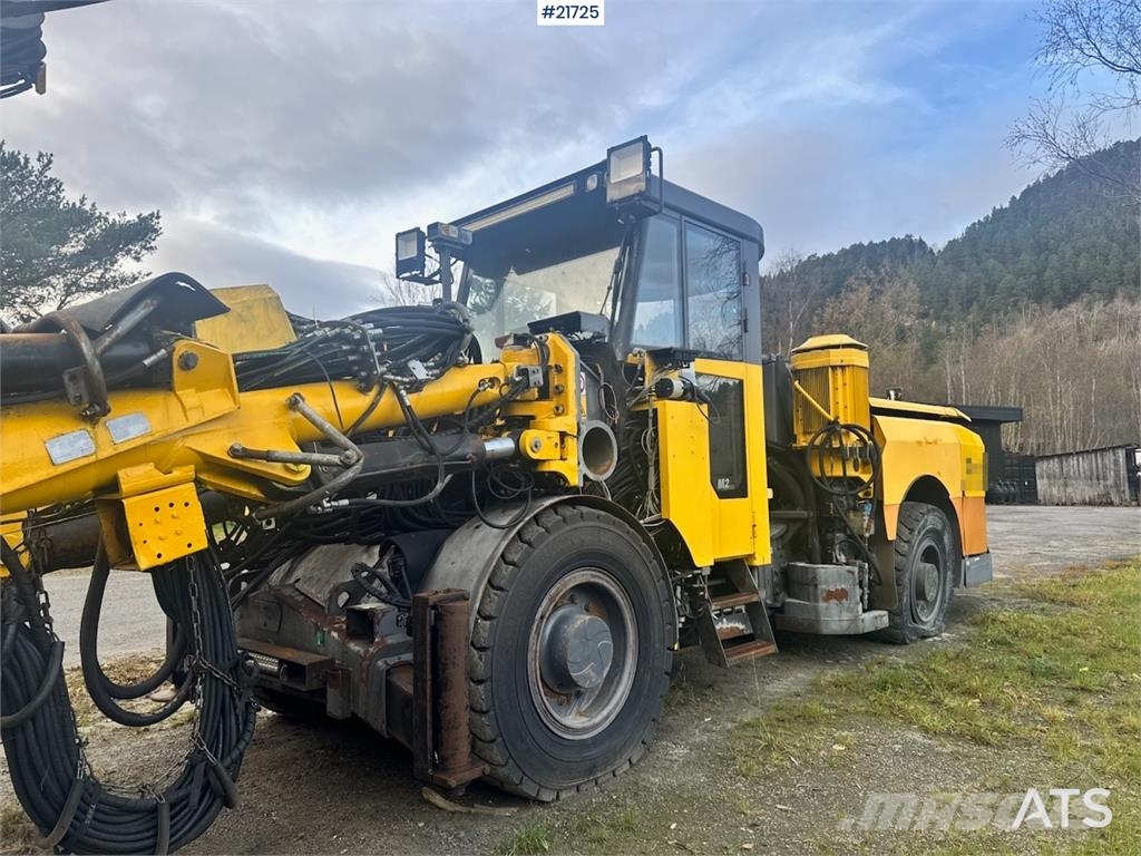 Atlas Copco Boomer MC2 tunnel drilling rig. Εξοπλισμός οριζόντιων διατρήσεων