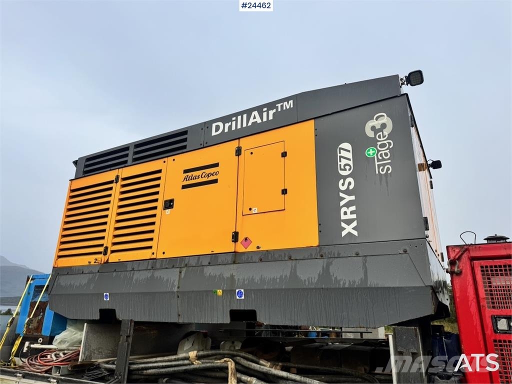 Atlas Copco XRYS 577 Compressor – only 2,300 hours! Kompressorer