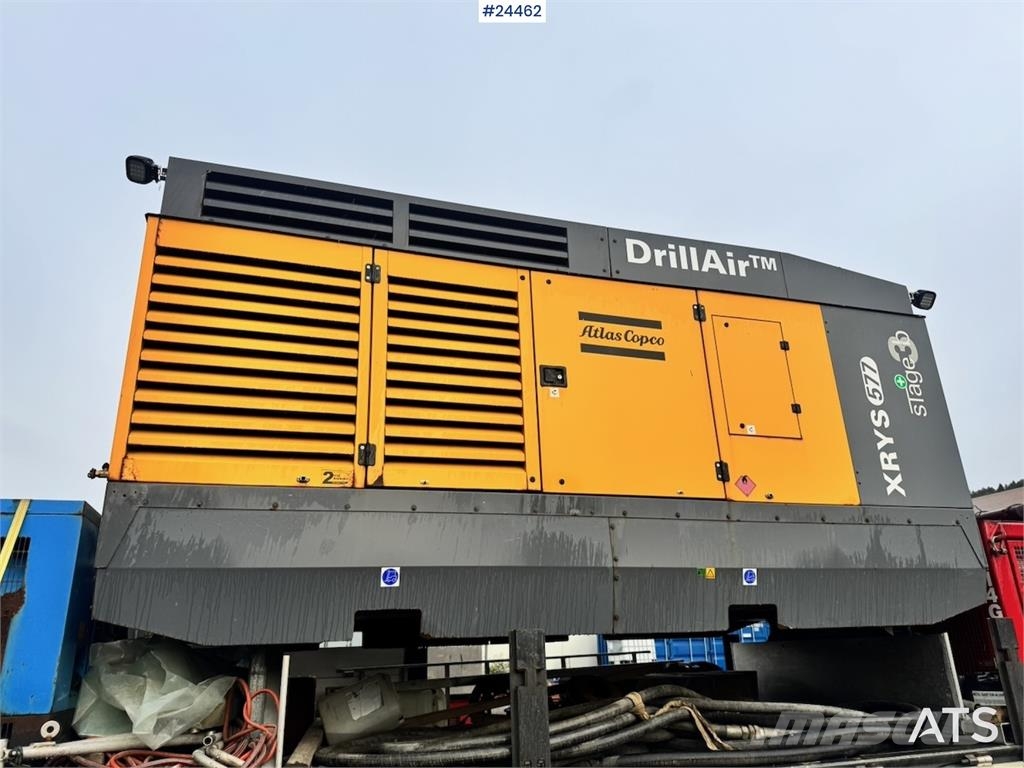 Atlas Copco XRYS 577 Compressor – only 2,300 hours! Kompressorer